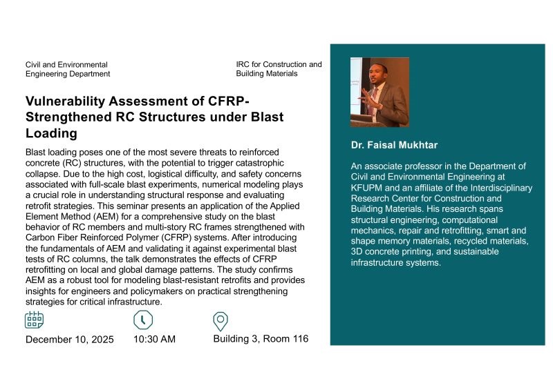 KFUPM Seminar on Blast Loading